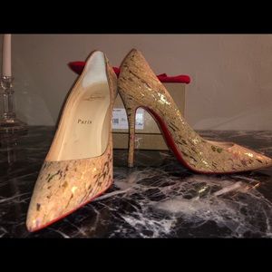 Christian Louboutin Multicolor Cork Pump